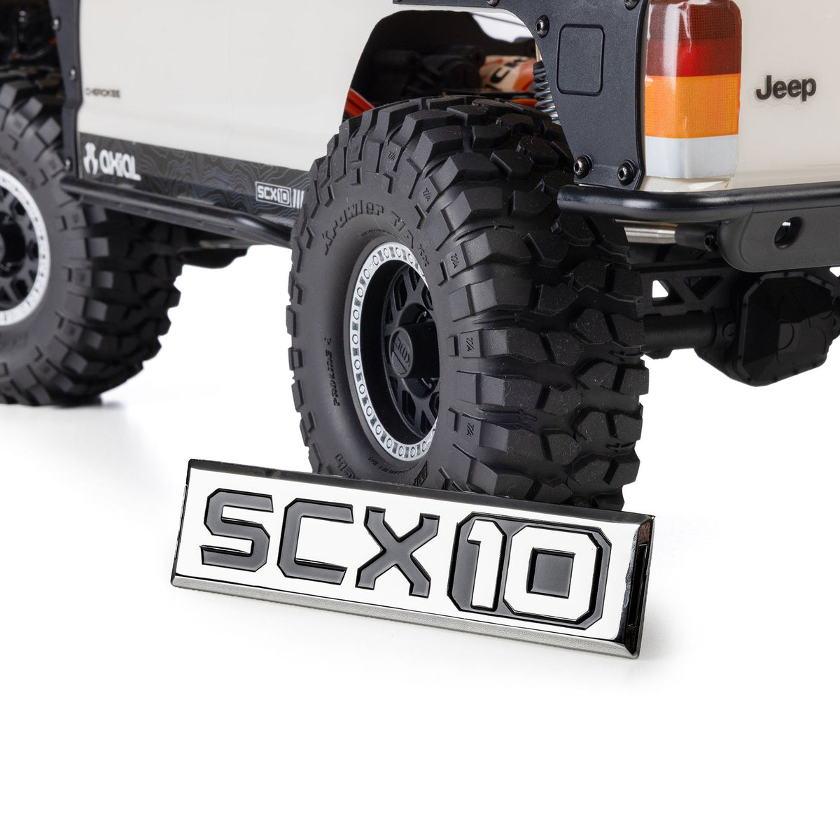 Axial 1/10 SCX10 III Jeep Cherokee XJ 4X4 RTR Brushed Rock Crawler White