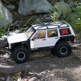 Axial 1/10 SCX10 III Jeep Cherokee XJ 4X4 RTR Brushed Rock Crawler White