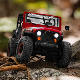 Axial AXI-3273T1 SCX30 Jeep CJ-7 Renegade 1/30 4WD RTR Scale Mini Crawler (Crawler Version) (Red) w/2.4GHz Radio, Battery & Charger
