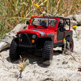 Axial AXI-3273T1 SCX30 Jeep CJ-7 Renegade 1/30 4WD RTR Scale Mini Crawler (Crawler Version) (Red) w/2.4GHz Radio, Battery & Charger