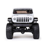 Axial 1/24 SCX24 Jeep JT Gladiator 4WD Rock Crawler Brushed RTR, White