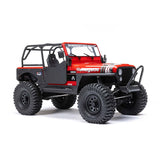 AXIAL AXI03008T1 1/10 SCX10 III Jeep CJ-7 4WD Brushed RTR, Red