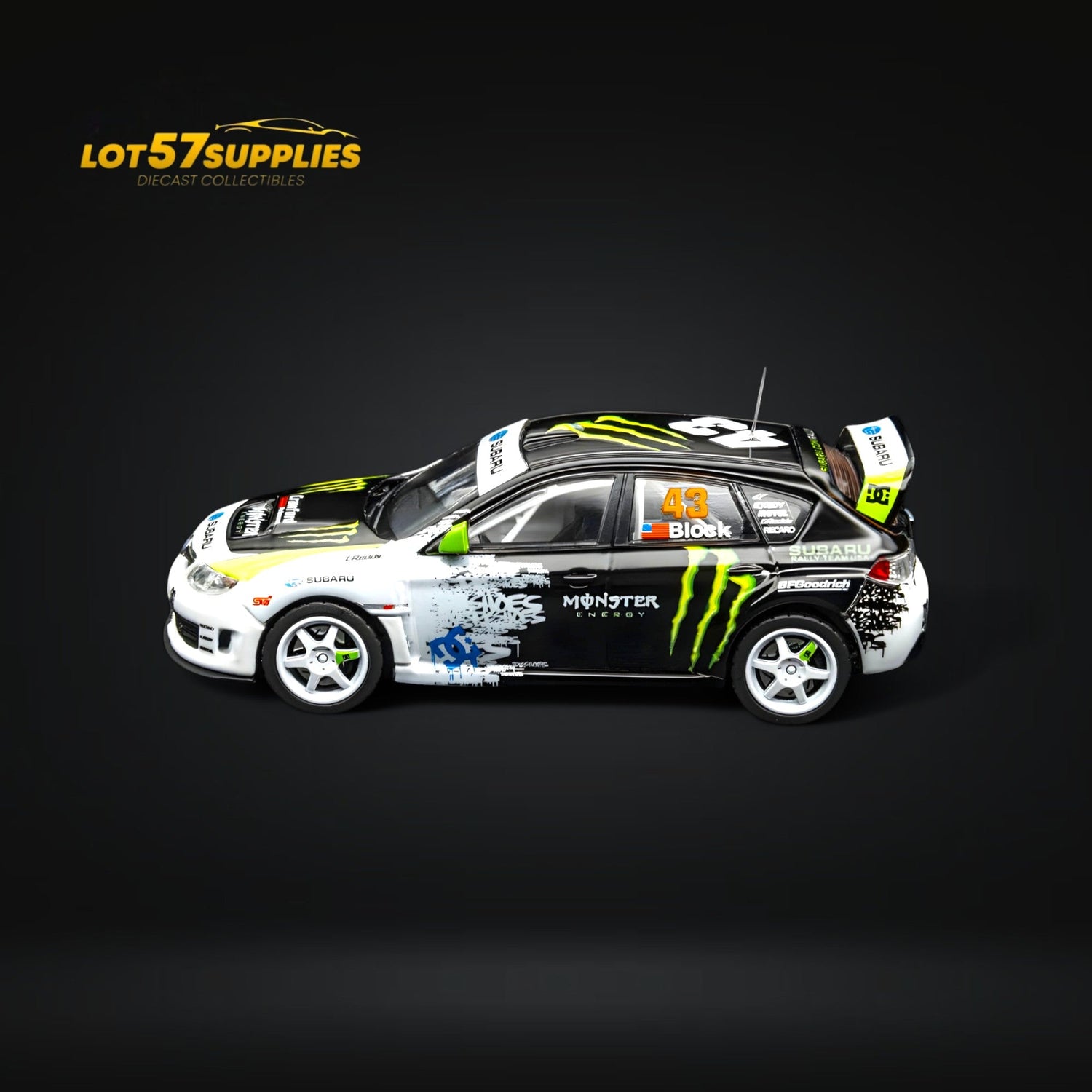 Subaru Dcm Part DCM & Mini Station 2008 Subaru Impreza WRX STI Rally Block43 1:64 ...