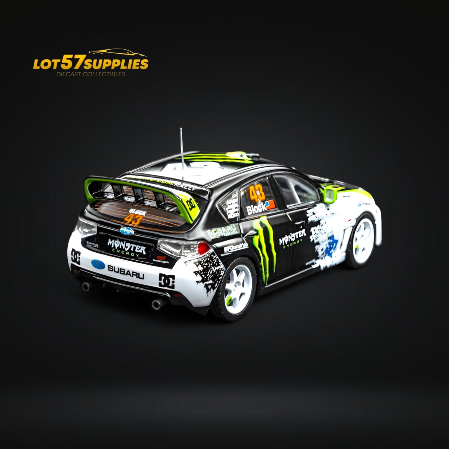 Subaru Dcm Part DCM & Mini Station 2008 Subaru Impreza WRX STI Rally Block43 1:64 ...