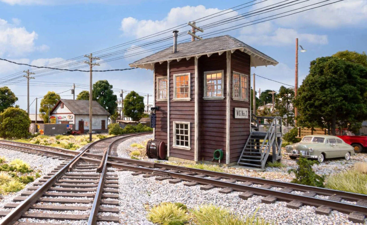 Woodland Scenics BR4964 N Scale Built Up Structure - Interlocking Switch Tower