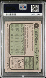 2023 TOPPS HERITAGE ADLEY RUTSCHMAN  #7 - PSA 10