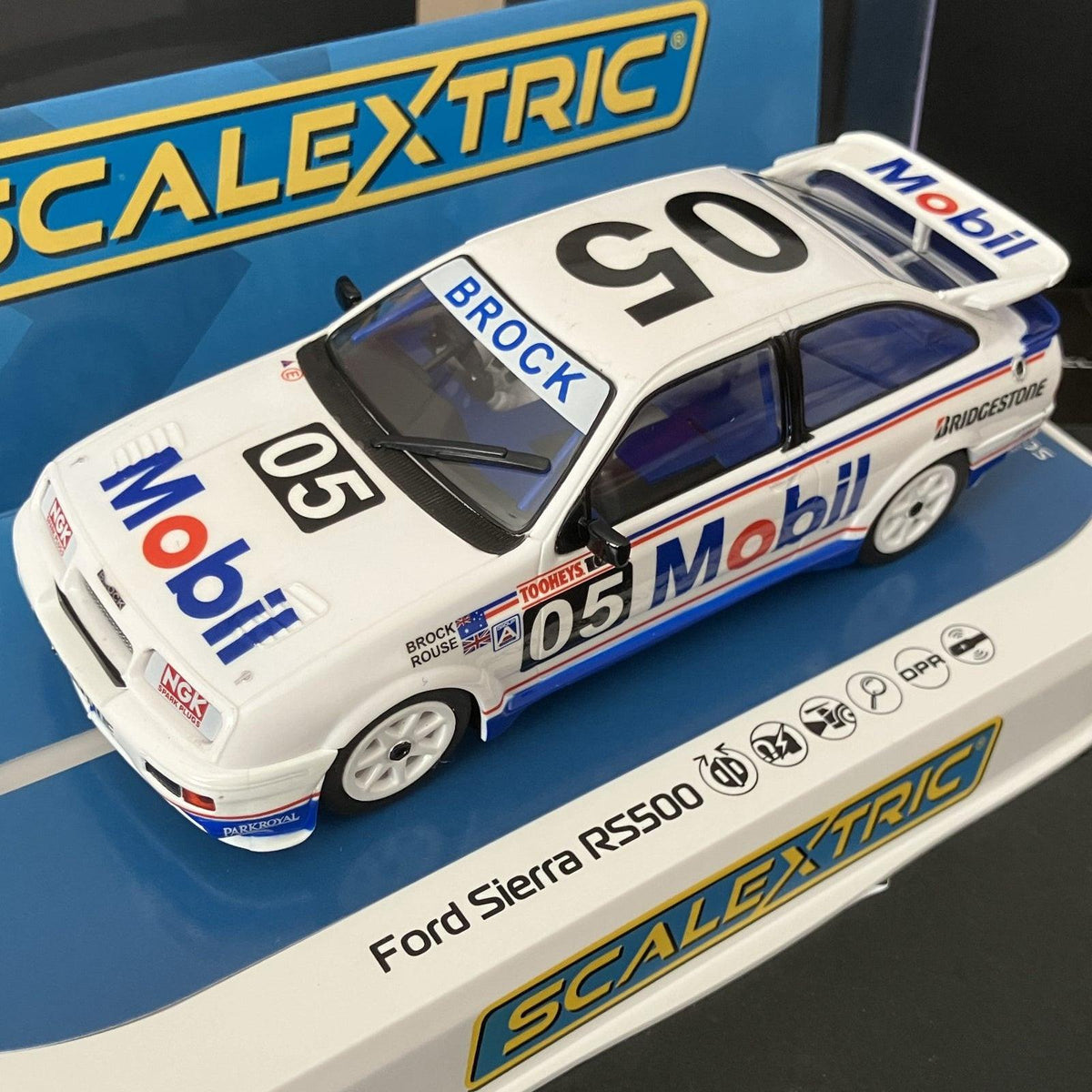 Scalextric C4505 Ford Sierra RS500 Peter Brock Bathurst 1989 1/32 Slot Car DPR