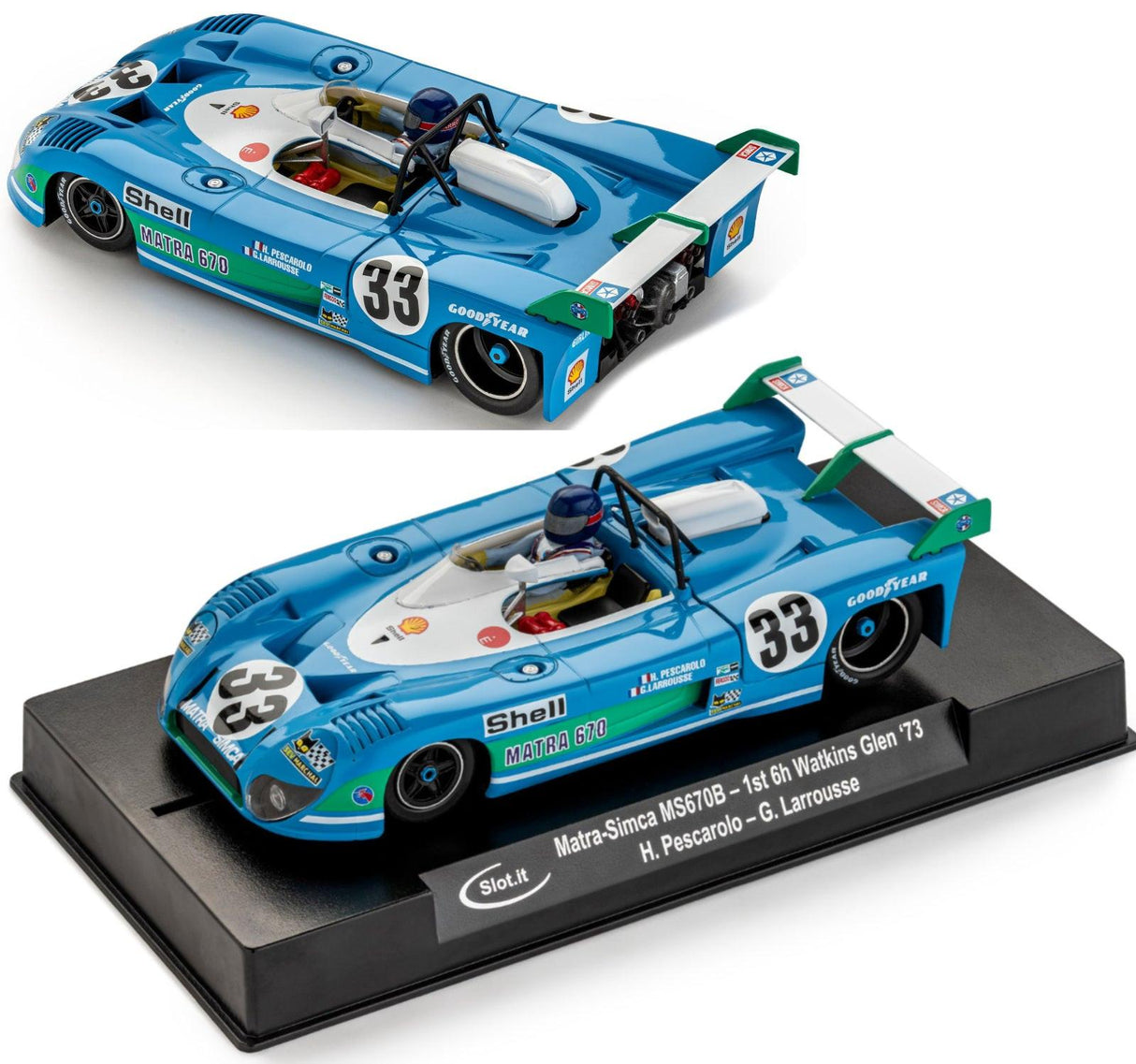 Slot.it Matra-Simca MS670B Winner 6h Watkins Glen 1973 1/32 Slot Car CA57A SICA57A