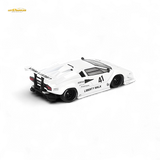 Mini-GT Lamborghini Countach LB-WORKS White 1:64
