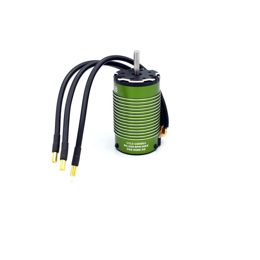 Castle Creations 4-Pole Sensored Brushless Motor 1512-1800KV 4mm Bullets