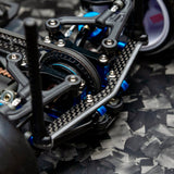 1up Racing CF1 Vertical Rear Body Mount Plate - AE TC8
