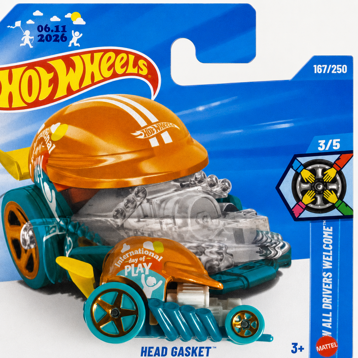 Hot Wheels Head Gasket | All Drivers Welcome Series 3/5