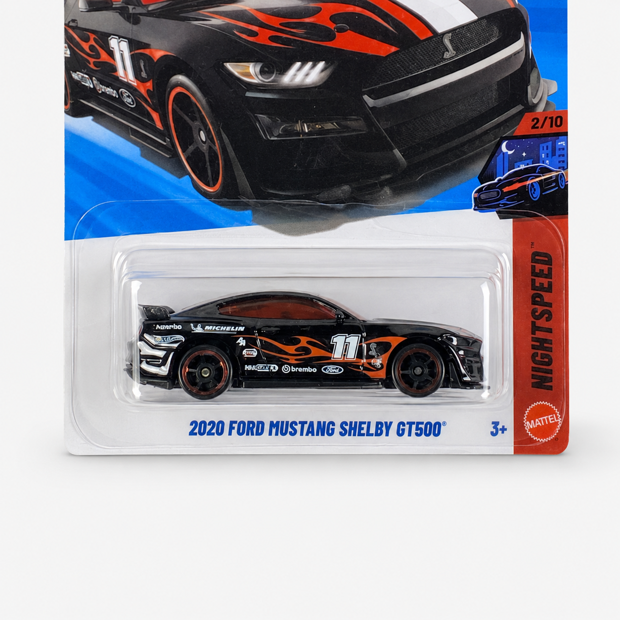 Hot Wheels 2020 Ford Mustang Shelby GT500 | Nightspeed Series 2/10