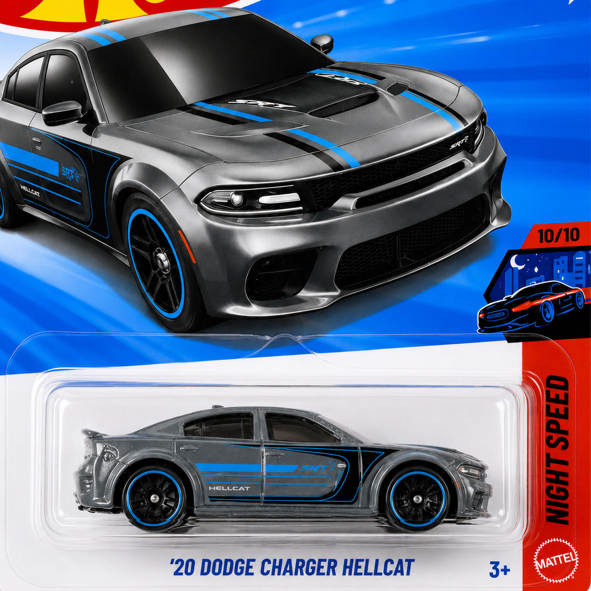 Hot Wheels '20 Dodge Charger Hellcat | Nightspeed Series 10/10