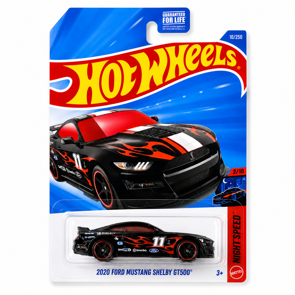 Hot Wheels 2020 Ford Mustang Shelby GT500 | Nightspeed Series 2/10