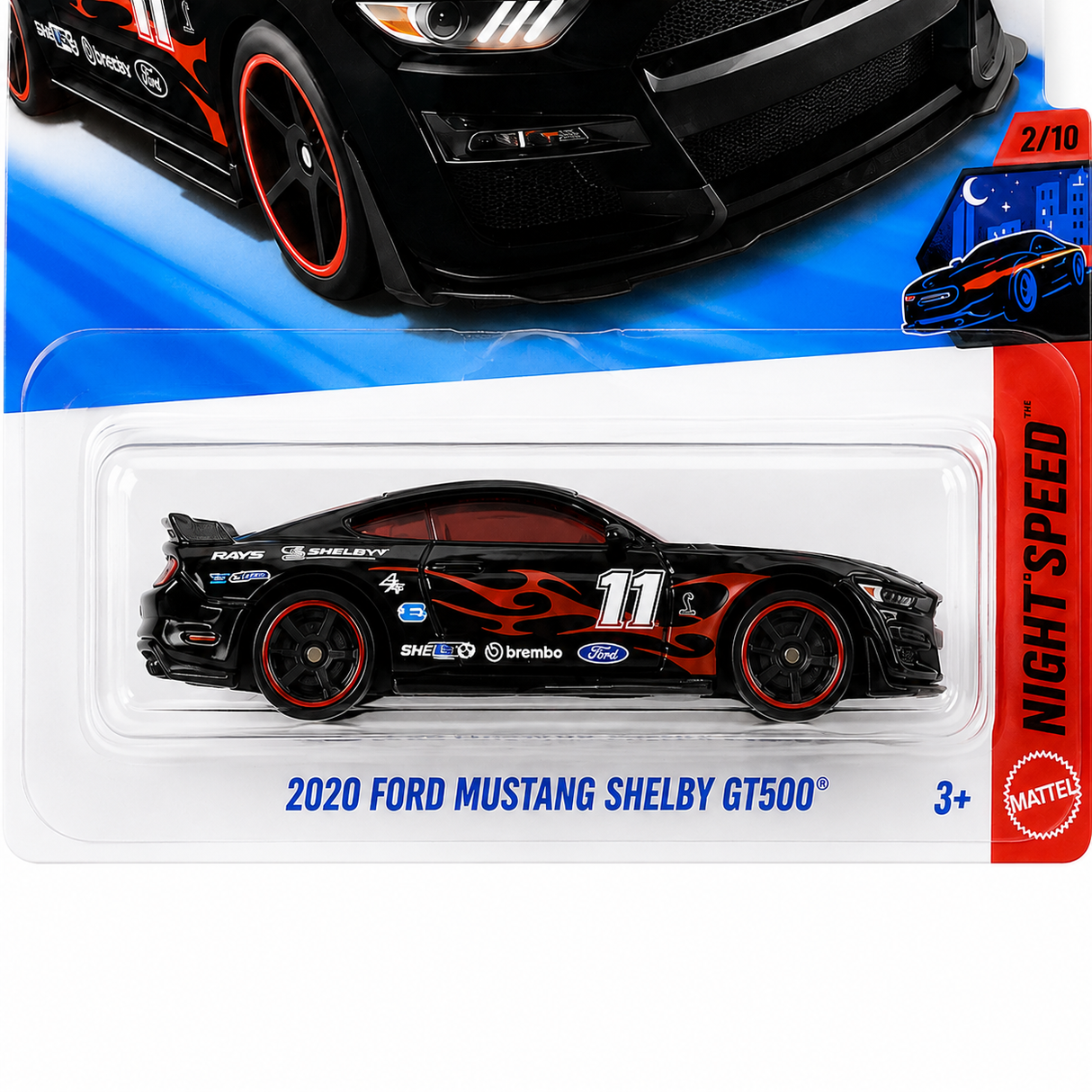 Hot Wheels 2020 Ford Mustang Shelby GT500 | Nightspeed Series 2/10