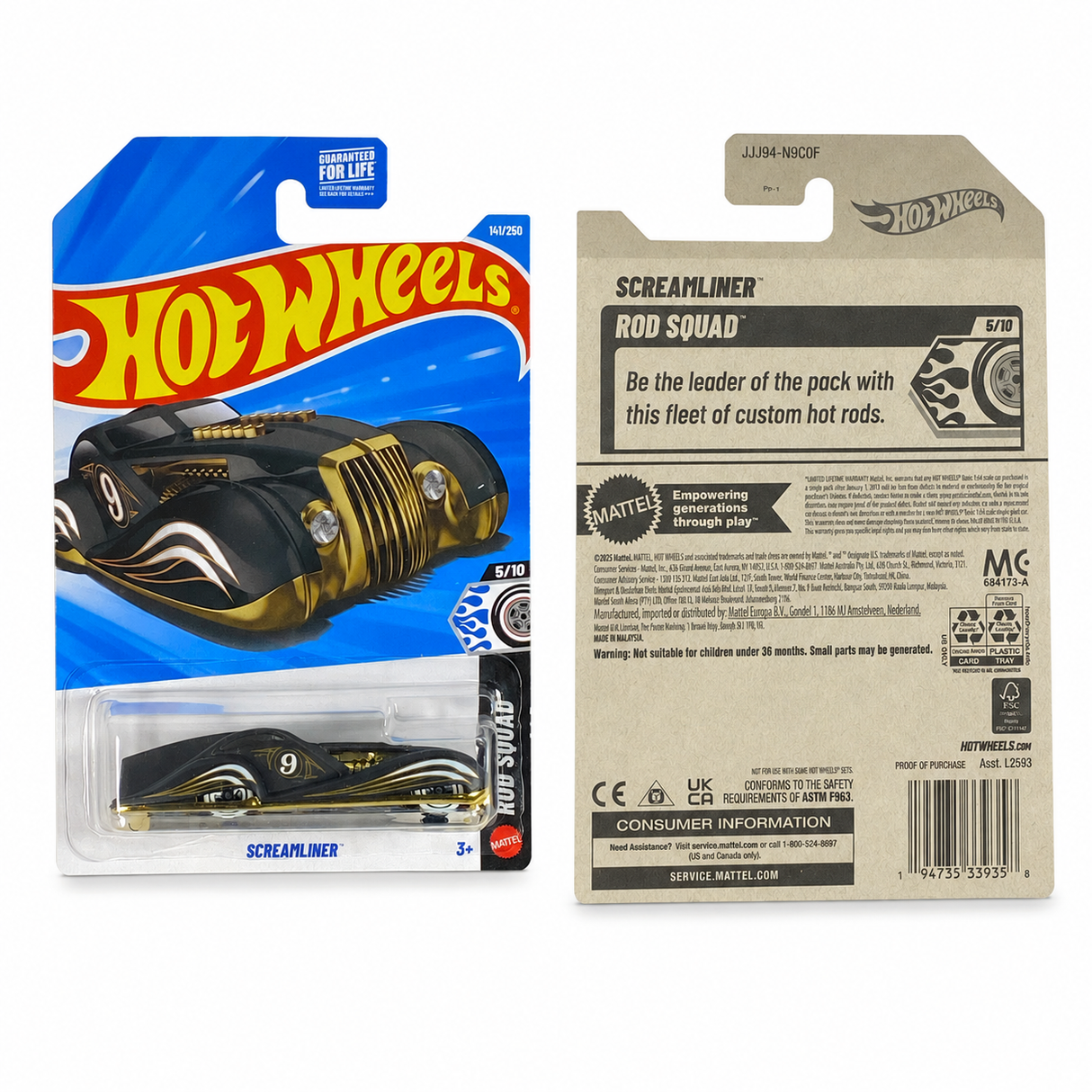 Hot Wheels Screamliner | Rod Squad Series 5/10