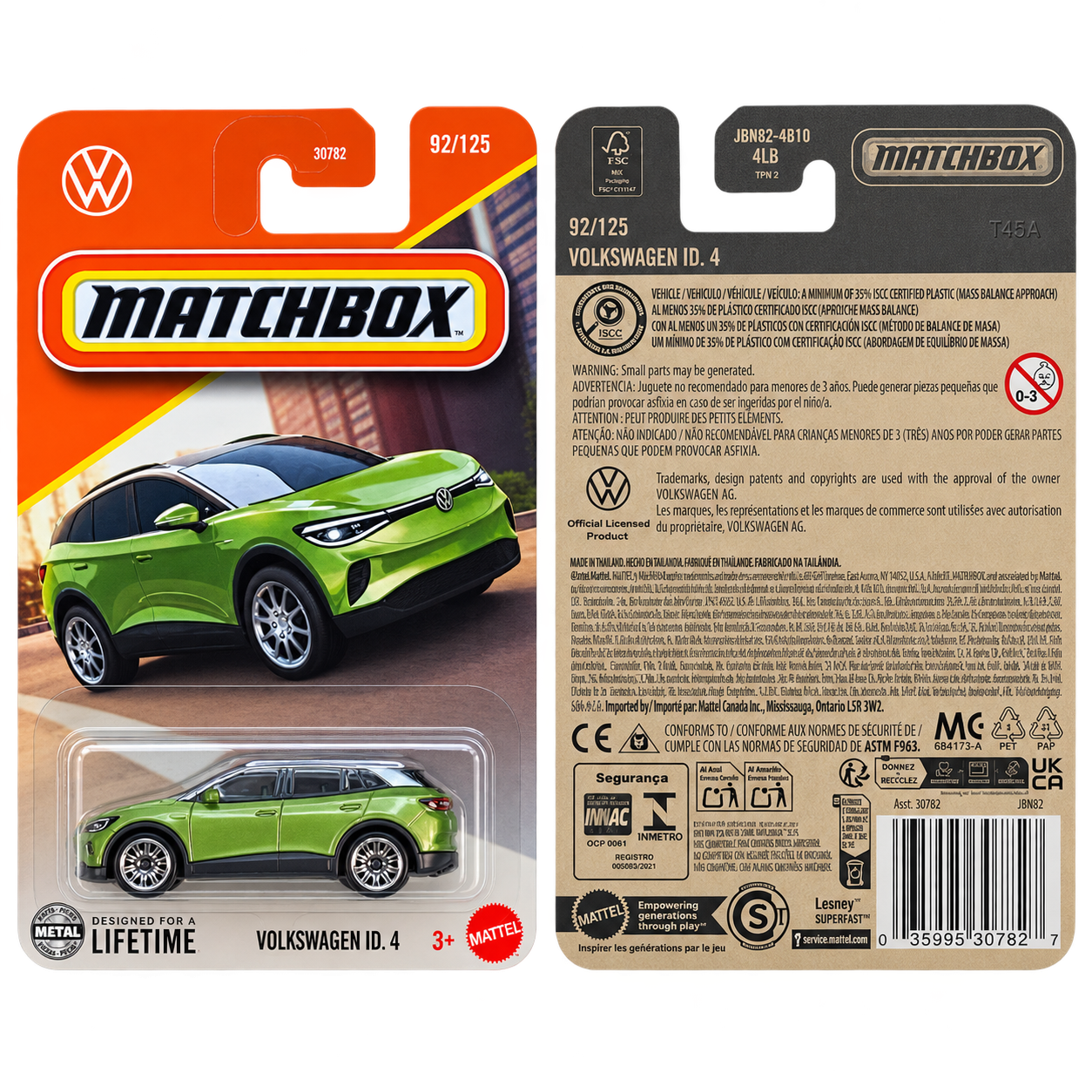 Matchbox Volkswagen ID. 4 | Matchbox Series 92/125