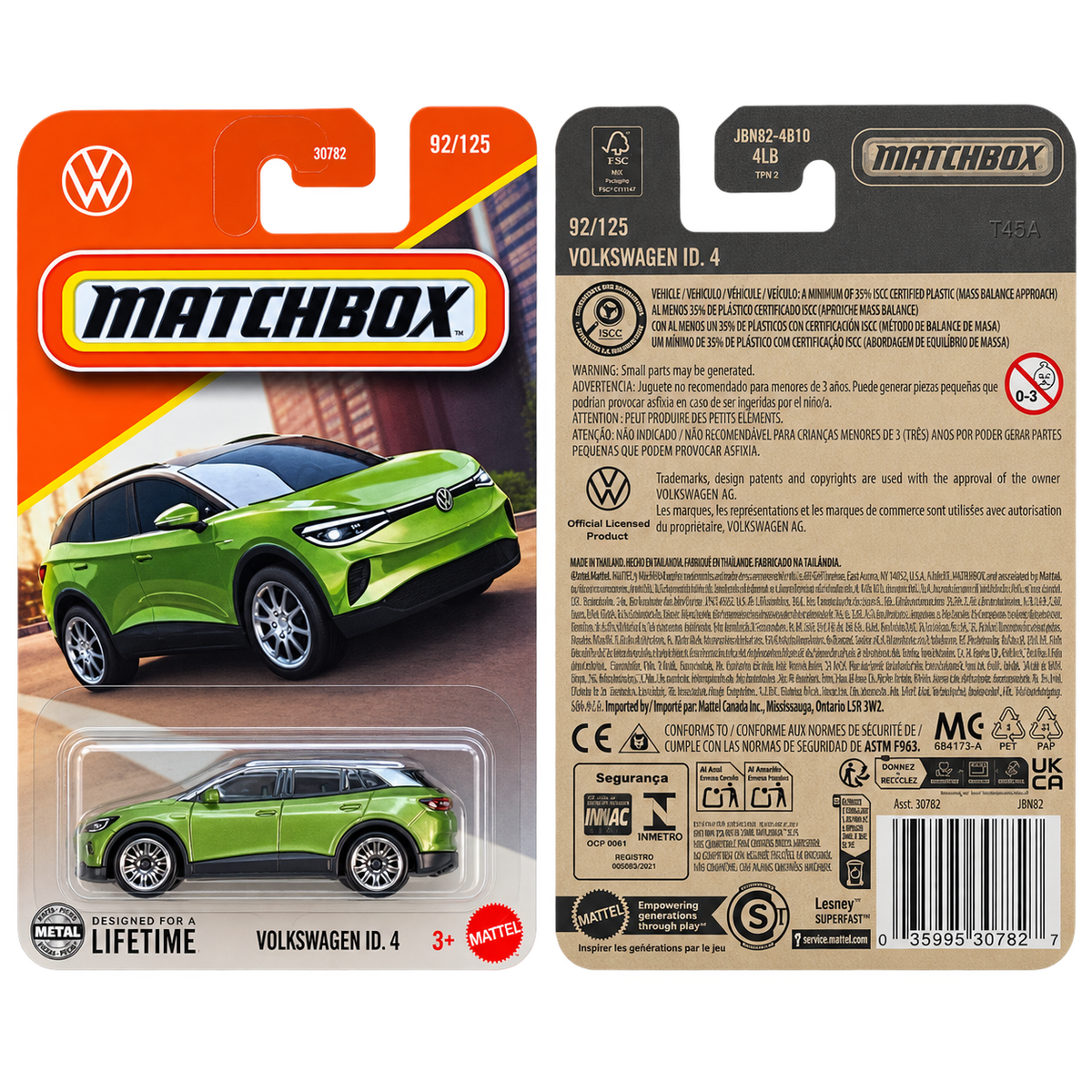 Matchbox Volkswagen ID. 4 | Matchbox Series 92/125