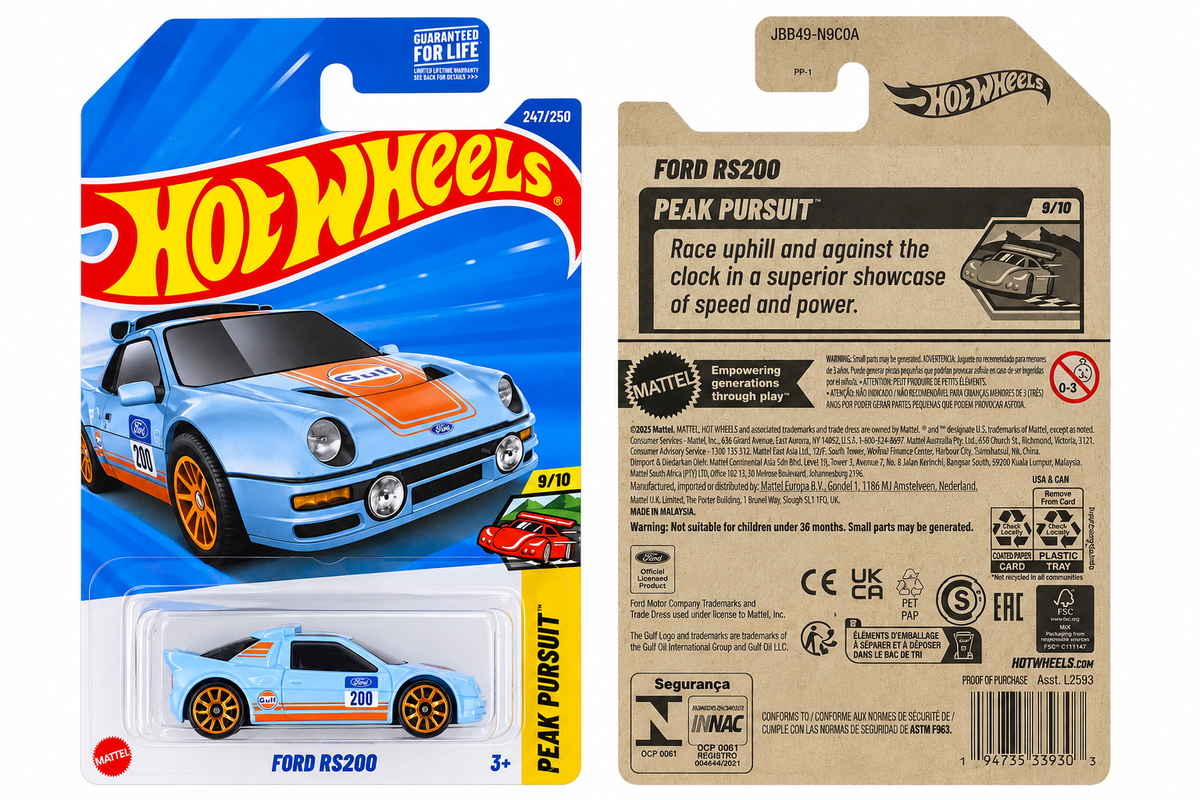 Hot Wheels Ford RS200 | Peak Pursuit Series 9/10
