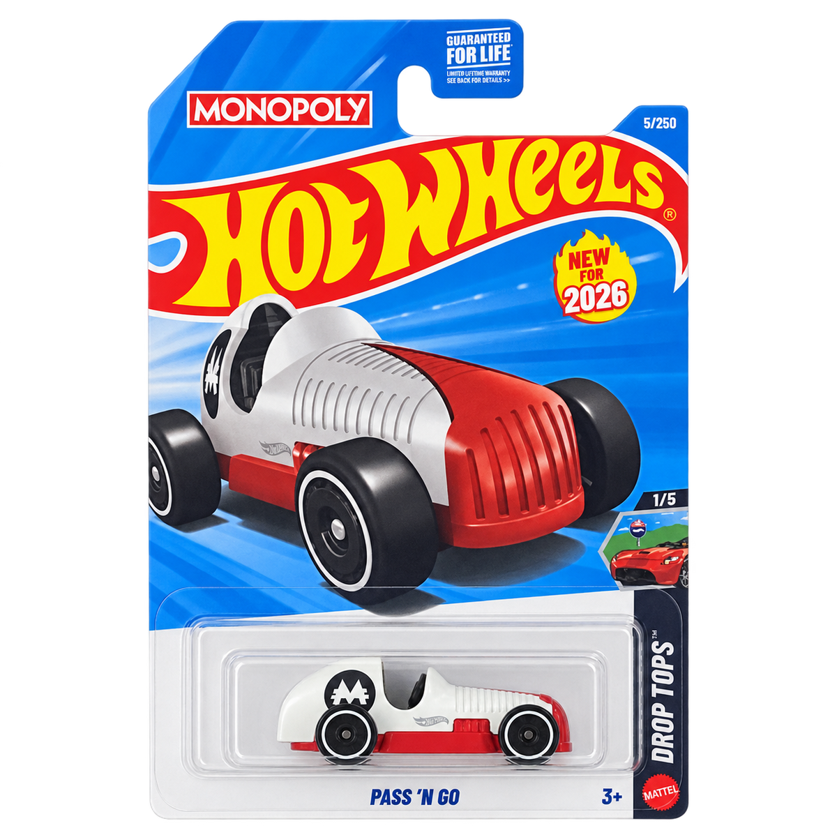 Hot Wheels Pass 'N Go | Drop Top Series 1/5