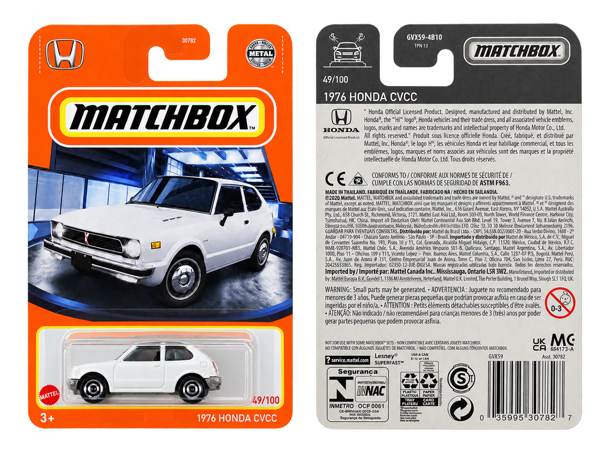 Matchbox 1976 Honda CVCC | Matchbox Series 49/100