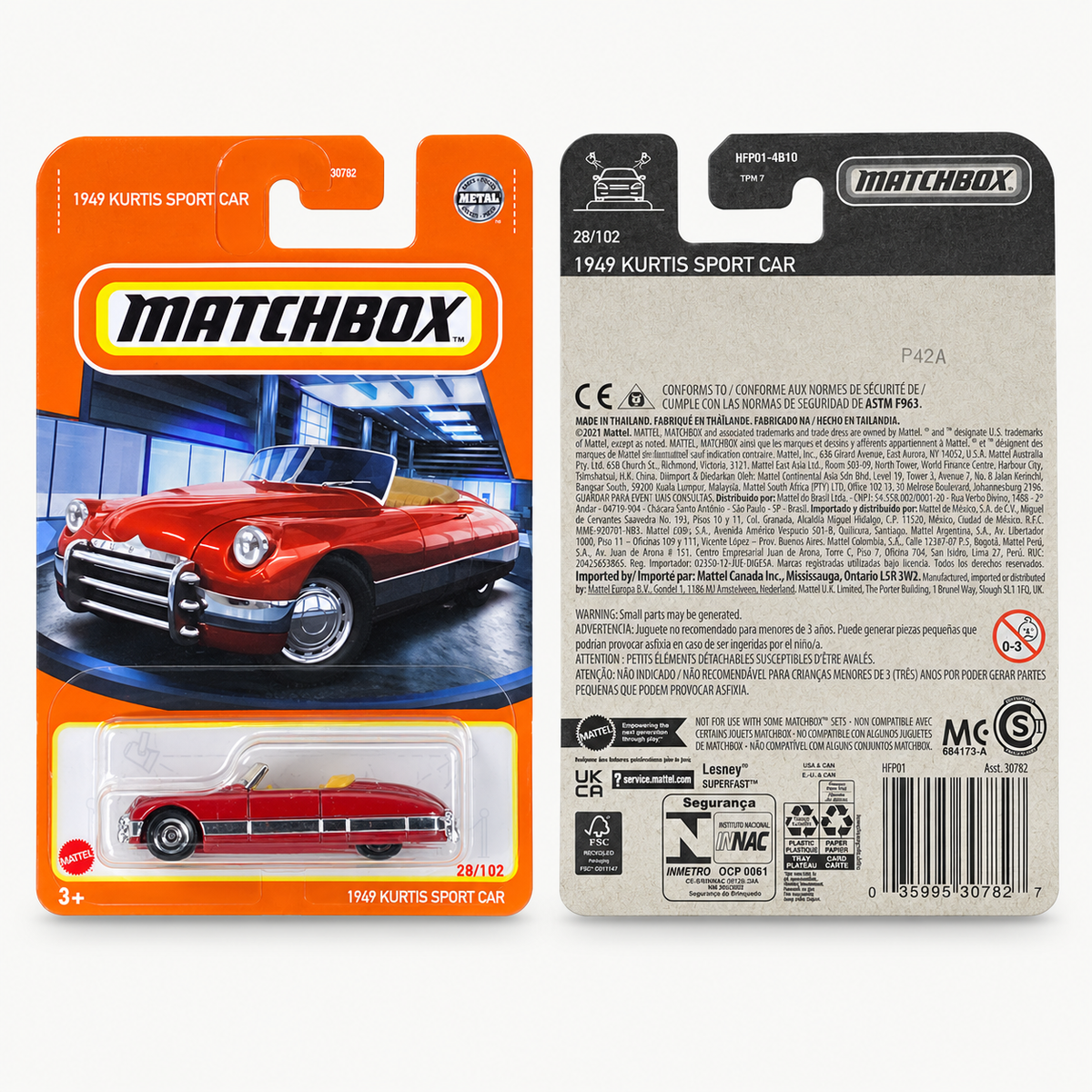 Matchbox 1949 Kurtis Sport Car | Matchbox Series 28/102