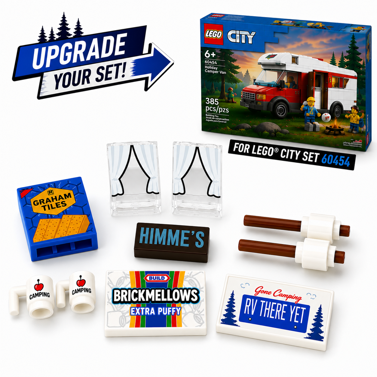 LEGO City Set 60454 Holiday Adventure Camper Van Upgrade Pack