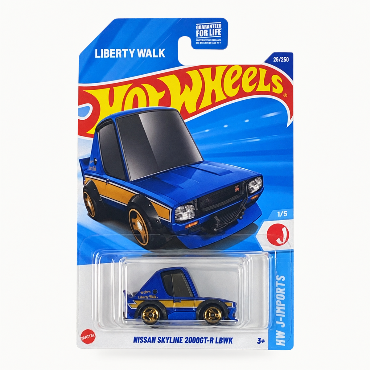 Hot Wheels Nissan Skyline 2000GT-R LBWK | J-Imports Series 1/5