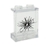 Window with Large Cracked Hole #1 (1x2x2 Panel)