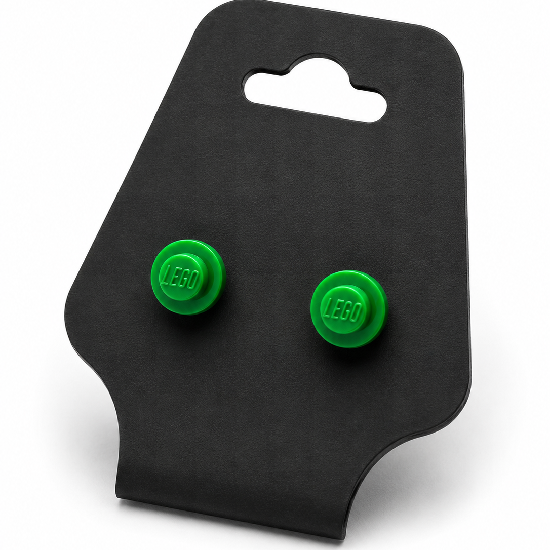 Brick Stud Earrings