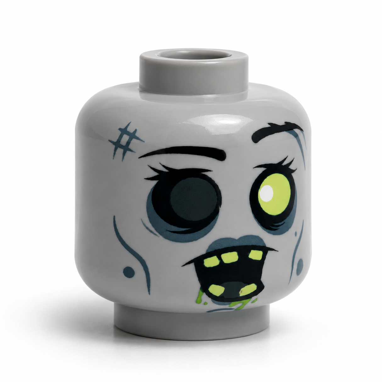 Zombie #1 Minifig Head