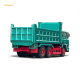 DBGT Hino Super Dolphin Dump Truck Green 1:64