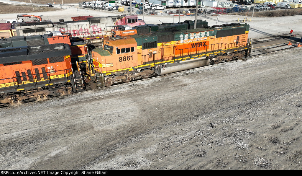 O Scale WFRX Ex BNSF SD70MAC Patch Decal Set