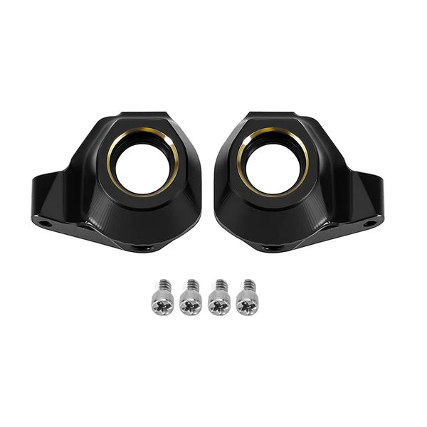 INJORA SCX30-04BK Black Brass Steering Knuckles for 1/30 Axial SCX30