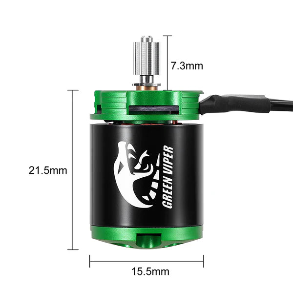 INJORA INM21-SCX30 Green Viper 1621 Brushless Motor for 1/30 Axial SCX30