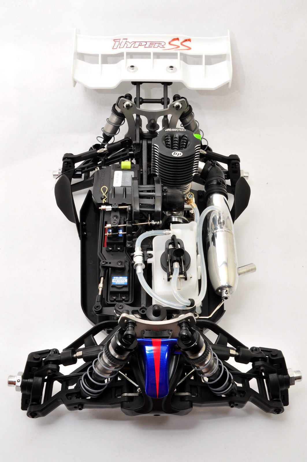 [HB-SS-C28BU] HYPER SS RTR 1/8 BUGGY NITRO W/28 TURBO ENGINE (BLUE BODY)