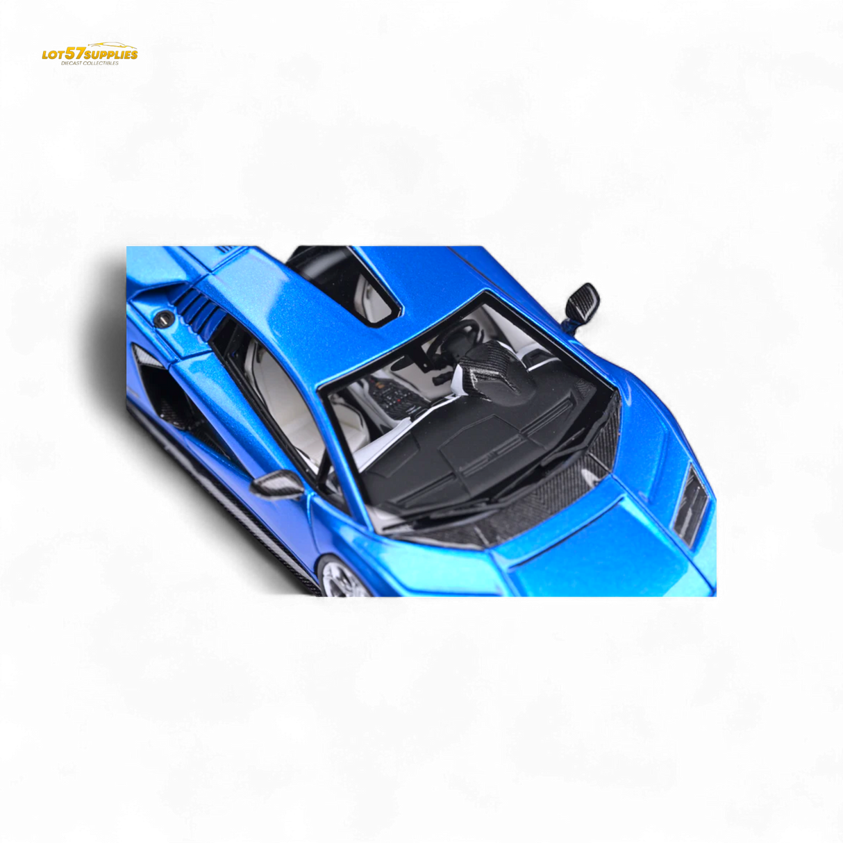 Fuelme Model Countach LPI 800-4 Dark Blue 1:64