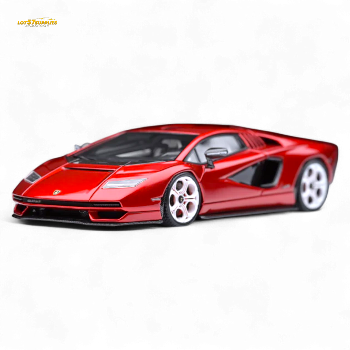 Fuelme Model Countach LPI 800-4 Rosso Scintilla 1:64