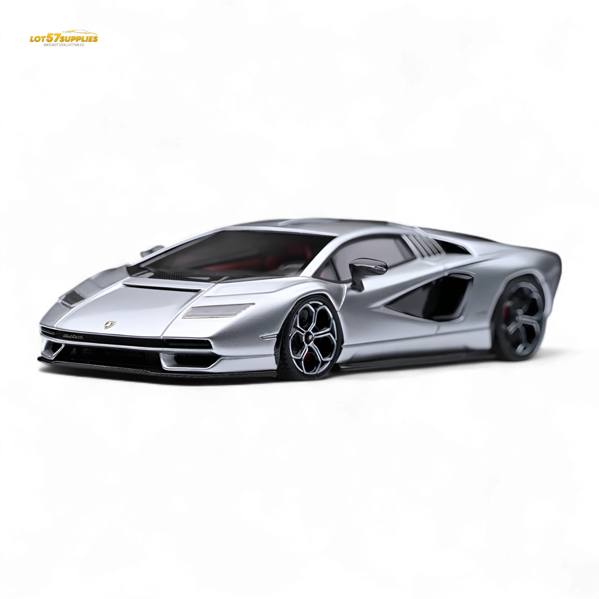 Fuelme Model Lamborghini Countach LPI 800-4 Argento Luna 1:64