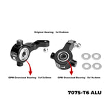 GPM RACING,TAMIYA-DT04 RC FIGHTER NXGEN 7075-T6 ALLOY FRONT STEERING BLOCKS WITH OVERSIZE BEARING DT4021