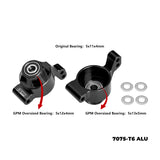 GPM RACING,TAMIYA-DT04 RC FIGHTER NXGEN 7075-T6 ALLOY REAR HUB STUB CARRIERS WITH OVERSIZE BEARING DT4022