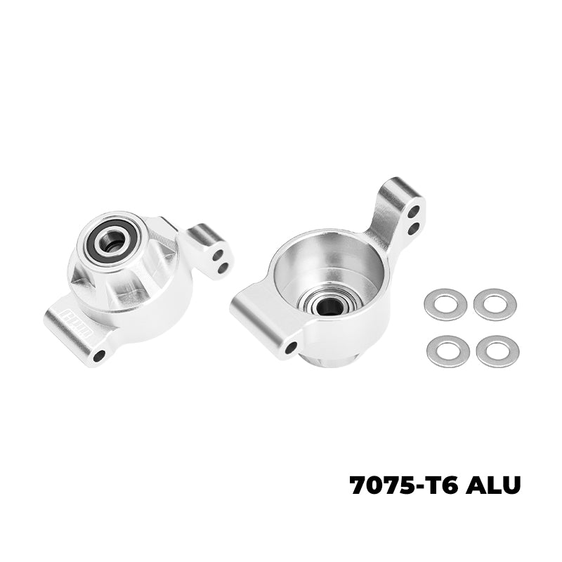 GPM RACING,TAMIYA-DT04 RC FIGHTER NXGEN 7075-T6 ALLOY REAR HUB STUB CARRIERS WITH OVERSIZE BEARING DT4022