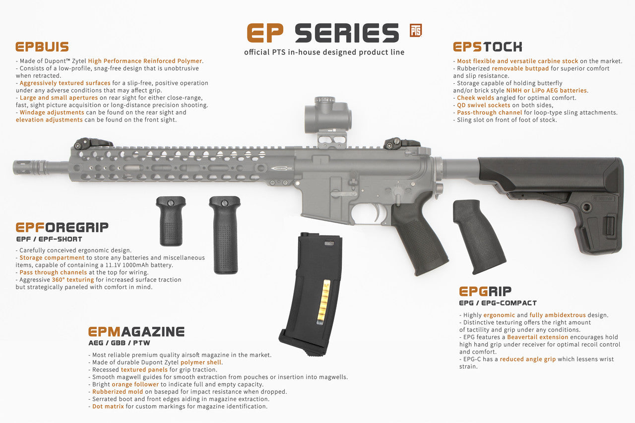 PTS ENHANCED POLYMER GRIP - COMPACT (EPG-C) - AEG