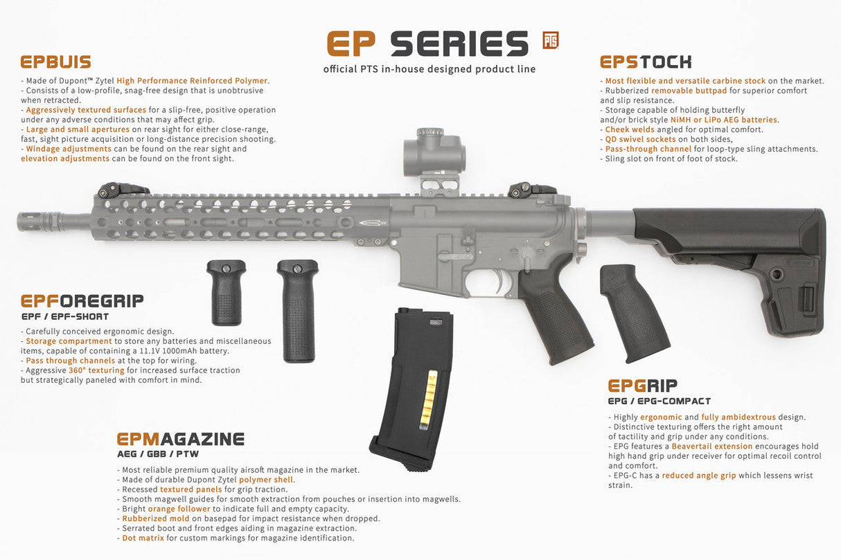PTS ENHANCED POLYMER GRIP - COMPACT (EPG-C) - AEG