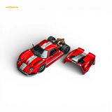 Rhino Model RM Ford GT40 Transparent Red 1:64