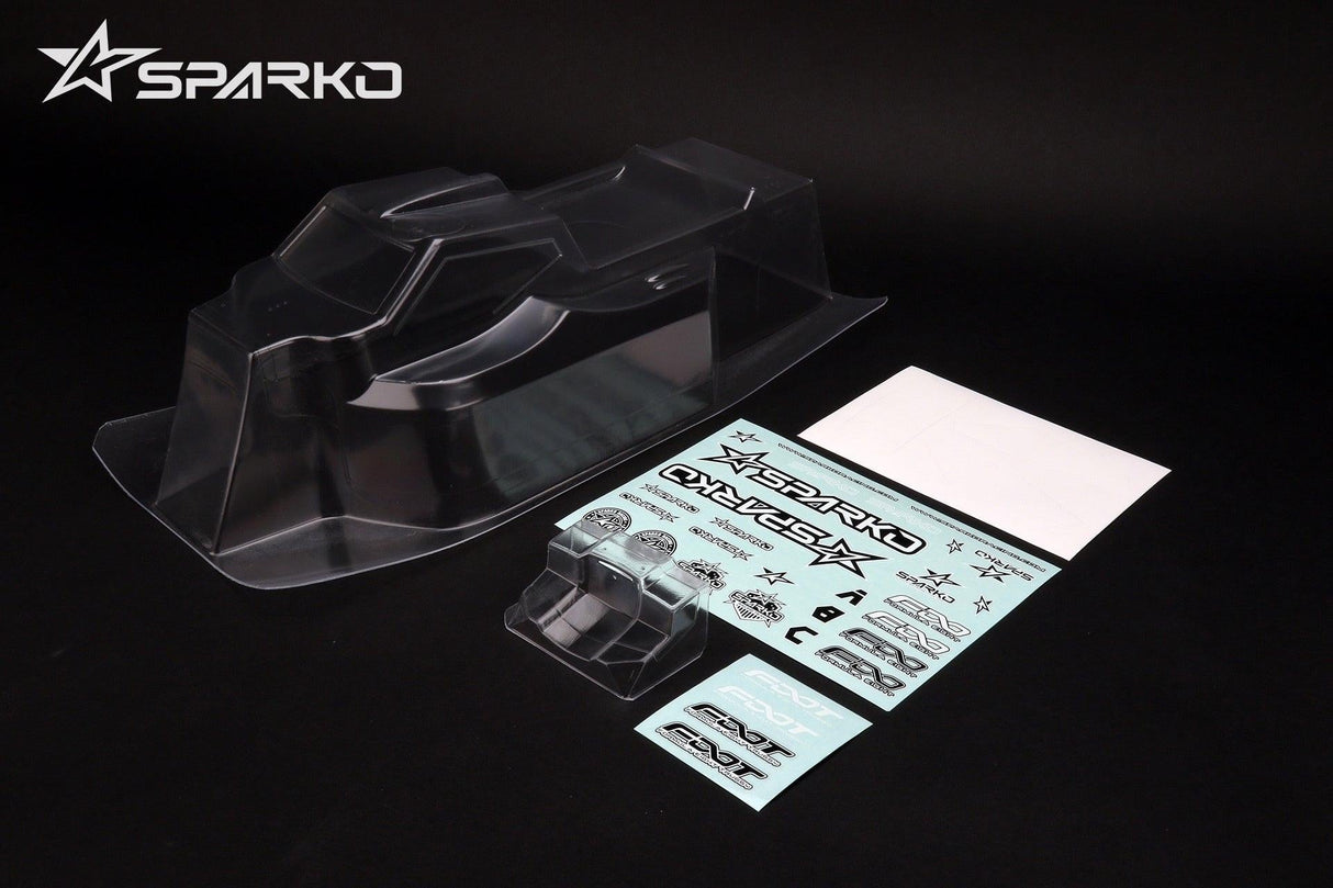 Sparko 1/8 EP Truggy Clear Body Shell