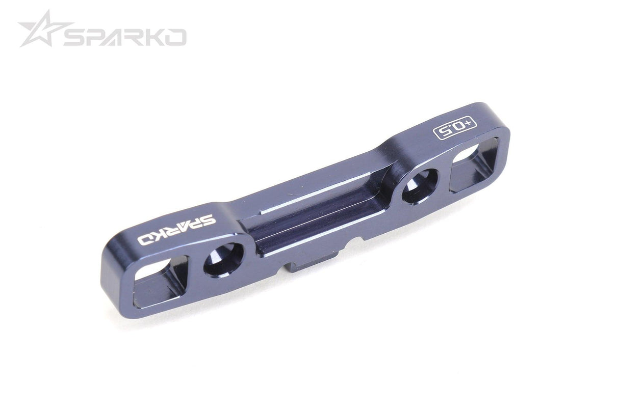 Sparko F8 Truggy 7075 Aluminum Arm Mount C +0.5 (Dark Blue)