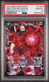 2023 DRAGON BALL SUPER 0 POWER ABSORBED 11 JIREN, SPM READINESS #P-478 - PSA 10