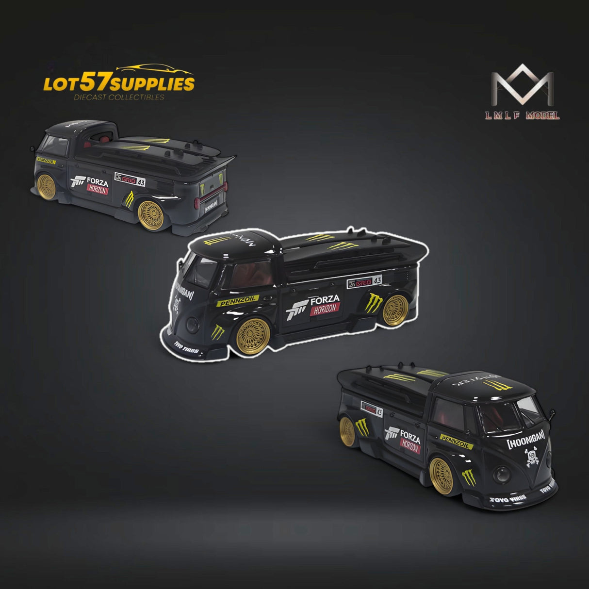 LMLF Volkswagen T1 Bus Forza Monster Livery 1:64